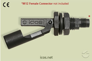 Click to enlarge the image of Eicos Level Switch LA36-M12 for liquids Eicos Level Switch LA36-M12 for liquids