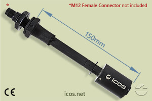 Click to enlarge the image of Eicos level switch LE151-M12 for liquids Eicos level switch LE151-M12 for liquids