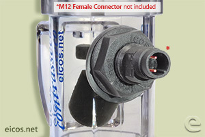 Click to enlarge the image of M12 male plug output of Contrasseco Sensor M12 male plug output of Contrasseco Sensor